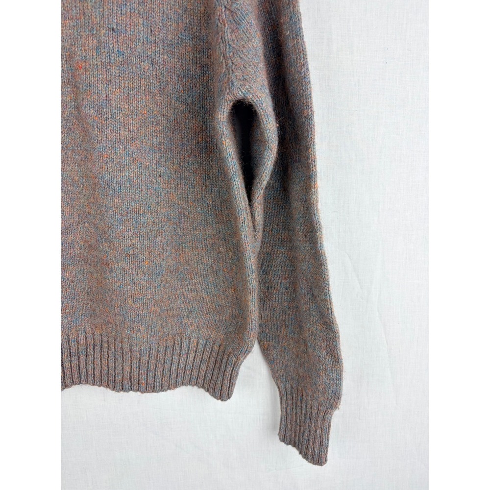 McGregor Vintage Marled Knit‎ Crewneck Sweater Raglan Sleeve Multi-Color Blue - Picture 5 of 15